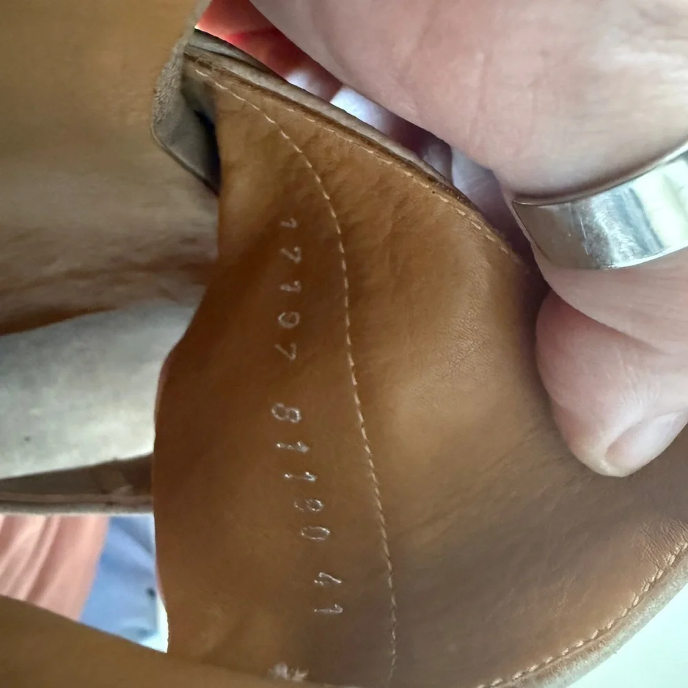 Coclico Taupe Wedge Sandals size 41